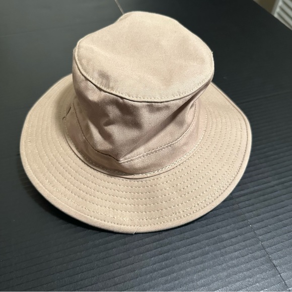 C.C Filson Co. Seattle Tin Cloth Packer Hat Vintage Waxed Canvas Leather Tan MED - Picture 1 of 7